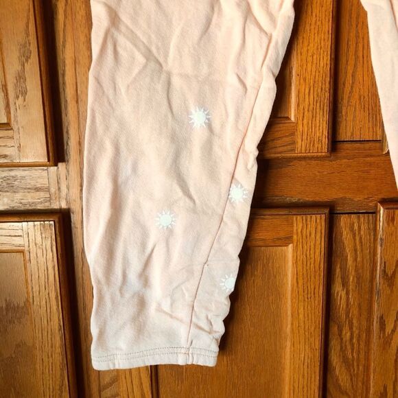 NWT Michael Lauren Orange Peach Mini Suns Nate Crop Sweatpants - M - Picture 4 of 8